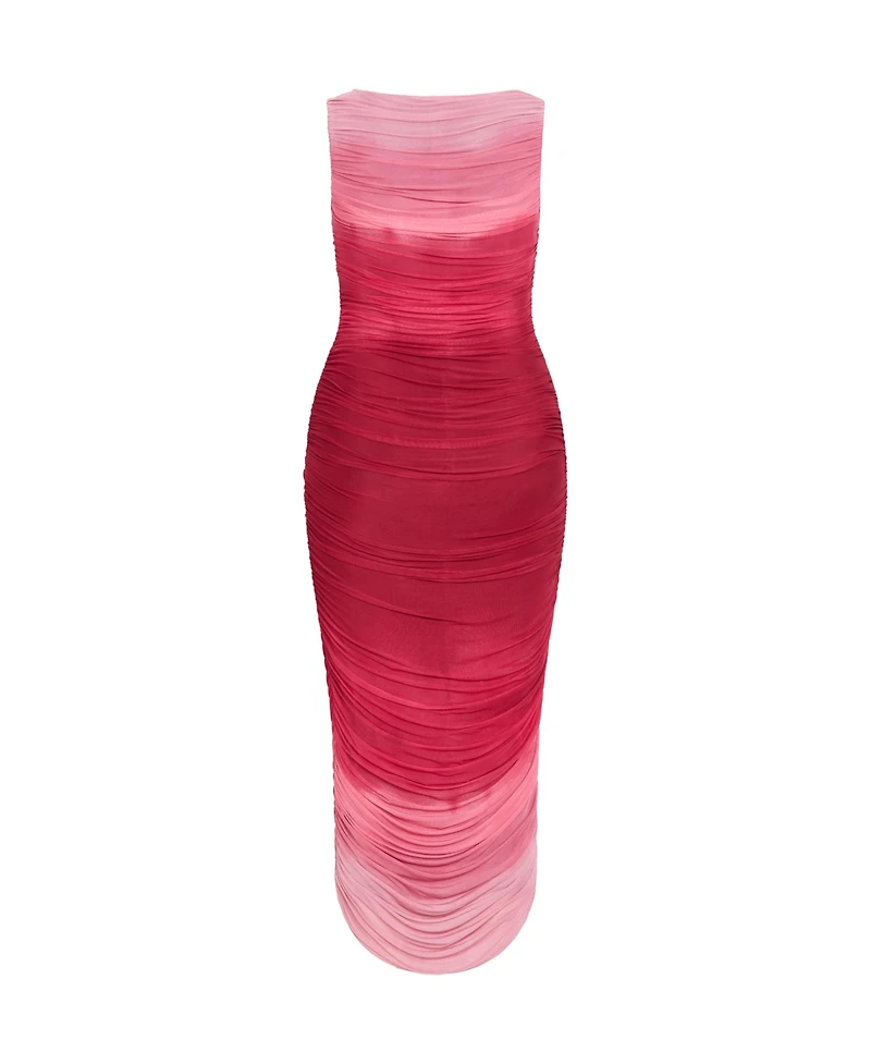City Chic Plus Halo Ombre Dress