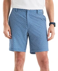 Nautica Men's Slim-Fit Shark Graphic Shorts