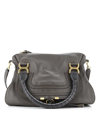 Pre-Owned Chloe Medium Marcie Satchel Leather