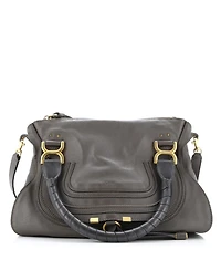 Pre-Owned Chloe Medium Marcie Satchel Leather