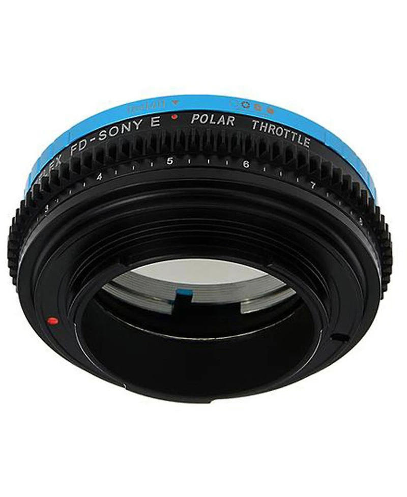 Fotodiox Vizelex Polar Throttle Lens Mount Adapter for Canon Fd & Fl 35mm Slr Lens to Sony Alpha E-Mount Mirrorless Camera Body with Built-In Circular