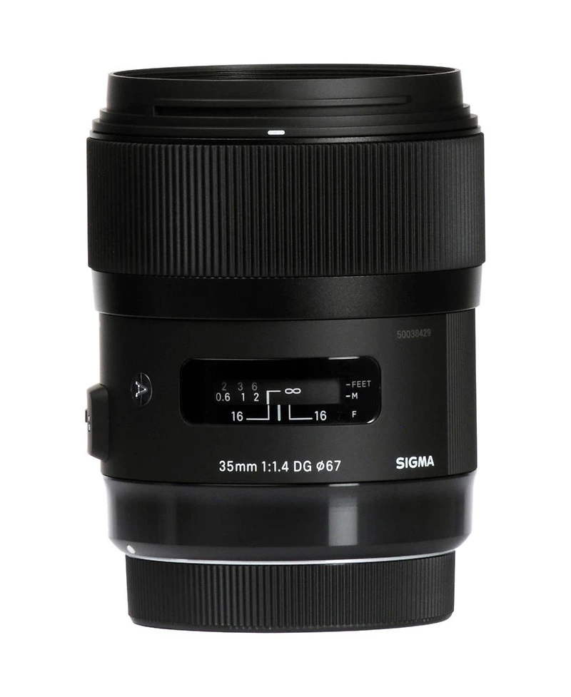 Sigma 35mm f/1.4 Dg Hsm Art Lens for Nikon F, Bundle with ProOptic 67mm Filter Kit, Flex Lens Shade, Cleaning Kit, Lens Cap Tether, Lens Cleaner, Mac