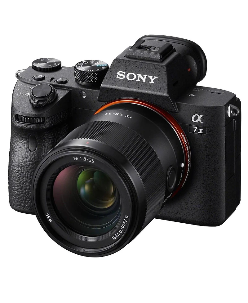 Sony Fe 35mm f/1.8 Lens for Sony E, Bundle with 55mm Filter Kit, Cleaning Kit