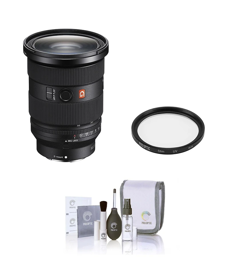 Sony Fe 24-70mm f/2.8 Gm Ii Lens, Bundle with 82mm Multi Coated Uv Slim Filter, Cleaning Kit
