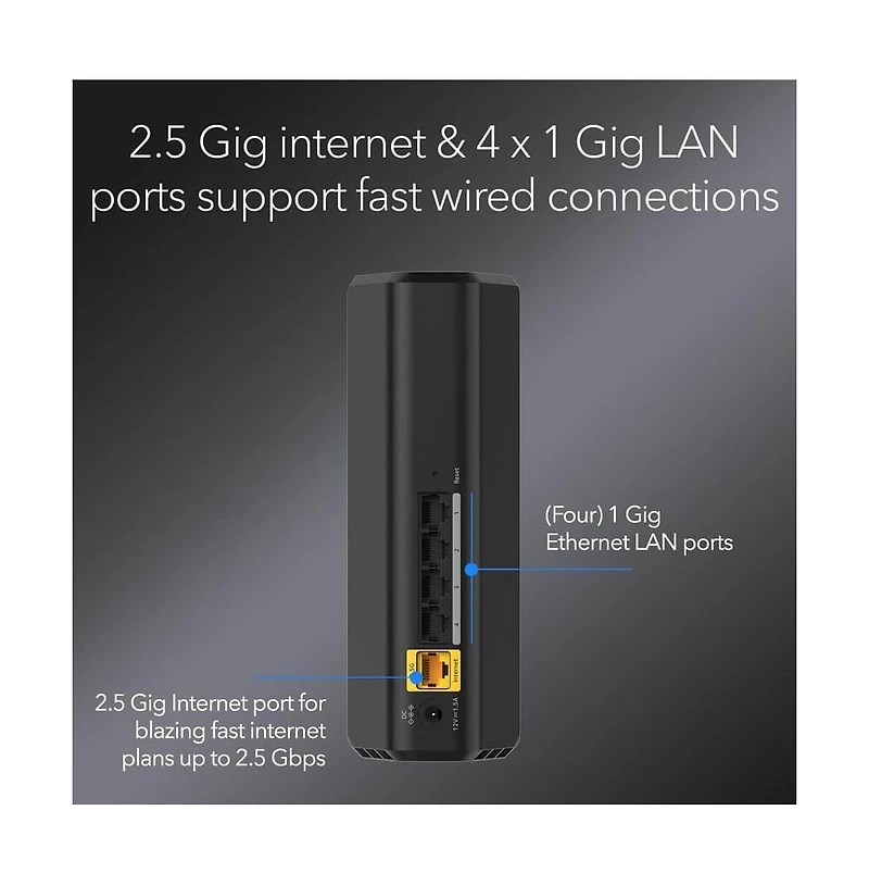 Nighthawk RS100 Dual-Band WiFi 7 Router