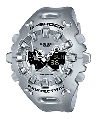 G-Shock Men's Silver Tone Resin Watch, 58.2mm