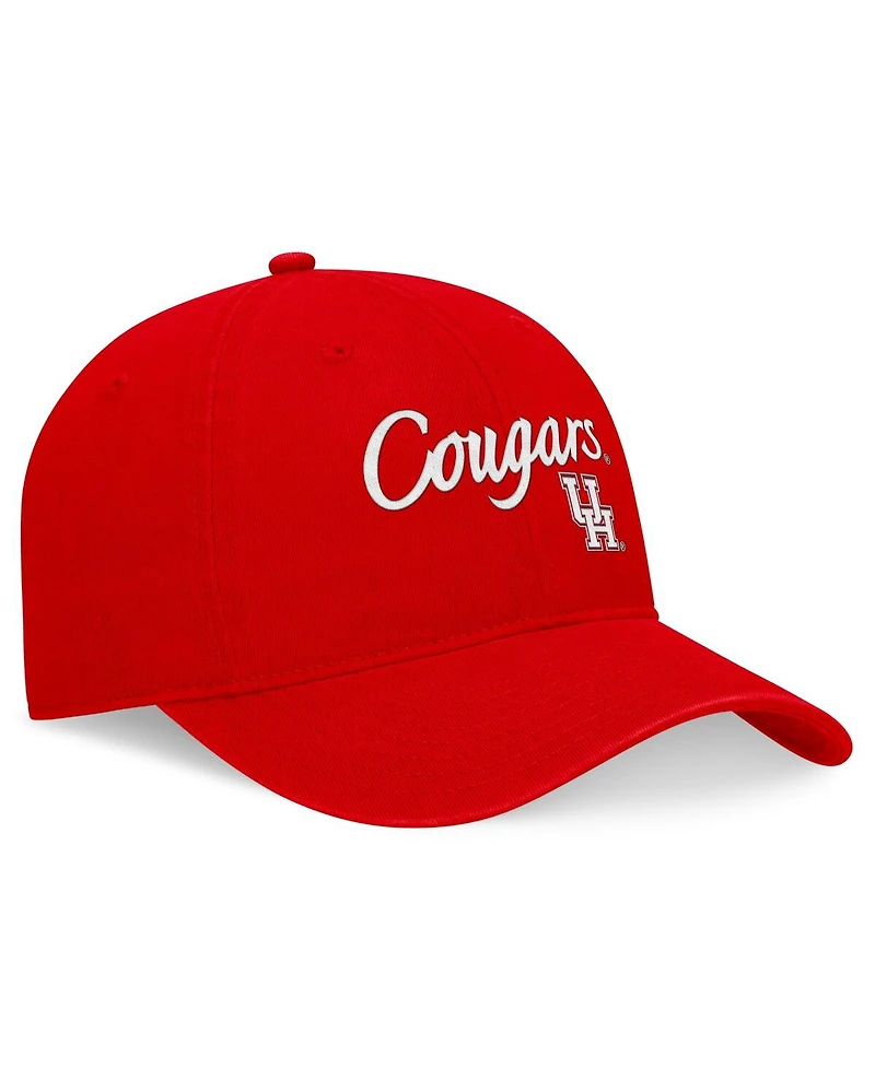 Top Of The World Men's Red Houston Cougars Heritage CeeCee Adjustable Hat