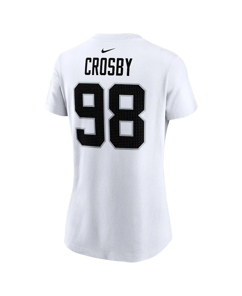 Nike Women's Maxx Crosby White Las Vegas Raiders Player Name Number T-Shirt