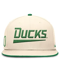 Nike Men's Natural Oregon Ducks Primetime True Performance Fitted Hat