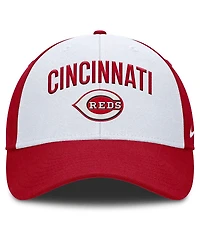Nike Men's White/Red Cincinnati Reds Club Performance Adjustable Hat