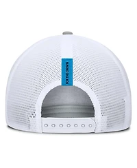Fanatics Men's Heather Gray Charlotte Fc Low Block Trucker Adjustable Hat
