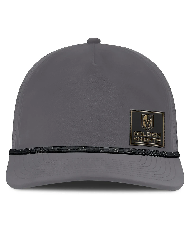 Fanatics Men's Gray Vegas Golden Knights Captain Rope Adjustable Hat