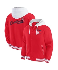 Fanatics Men's Red St. Louis Cardinals Full-Snap Hooded Jacket