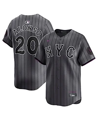 Nike Men's Pete Alonso Gray New York Mets City Connect Limited Jersey
