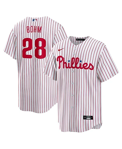 Nike Men's Alec Bohm White Philadelphia Phillies Home Replica Jersey