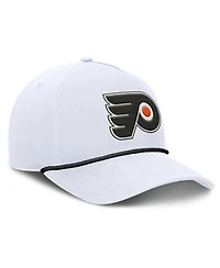 Fanatics Men's White Philadelphia Flyers Rope A-Frame Adjustable Hat