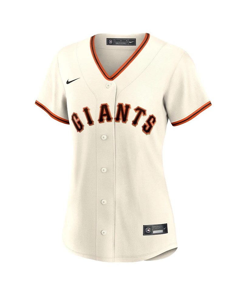 Nike Women's Justin Verlander Cream San Francisco Giants Home Replica Jersey