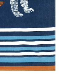 Izod Snorkel Time Cotton Beach Towel, 70" x 40"