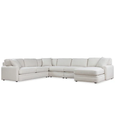 Brendy -Pc. Fabric Chaise Sectional