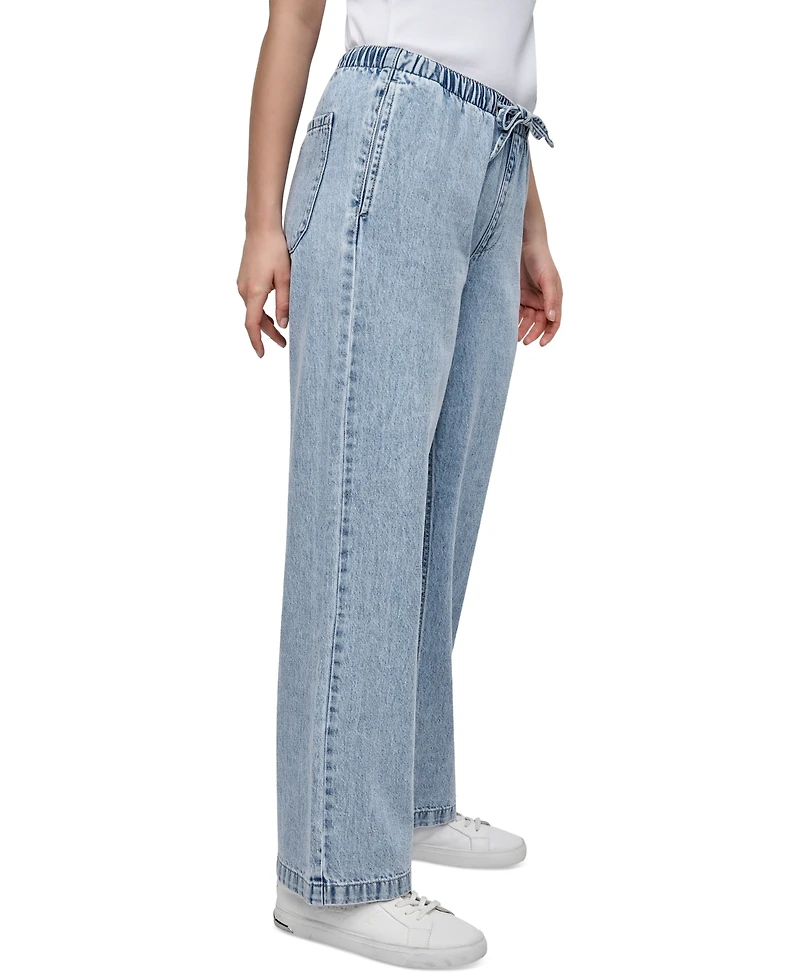Dkny Jeans Women's High Rise Drawstring-Waist Cotton - RFN