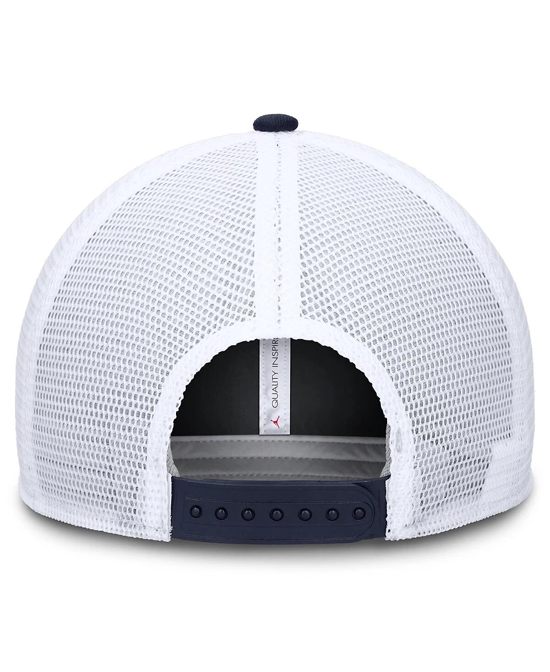 Jordan Men's Maize/White Michigan Wolverines Rise Adjustable Trucker Hat