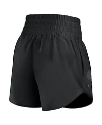 Nike Women's Black North Carolina Tar Heels Performance One High-Rise Shorts