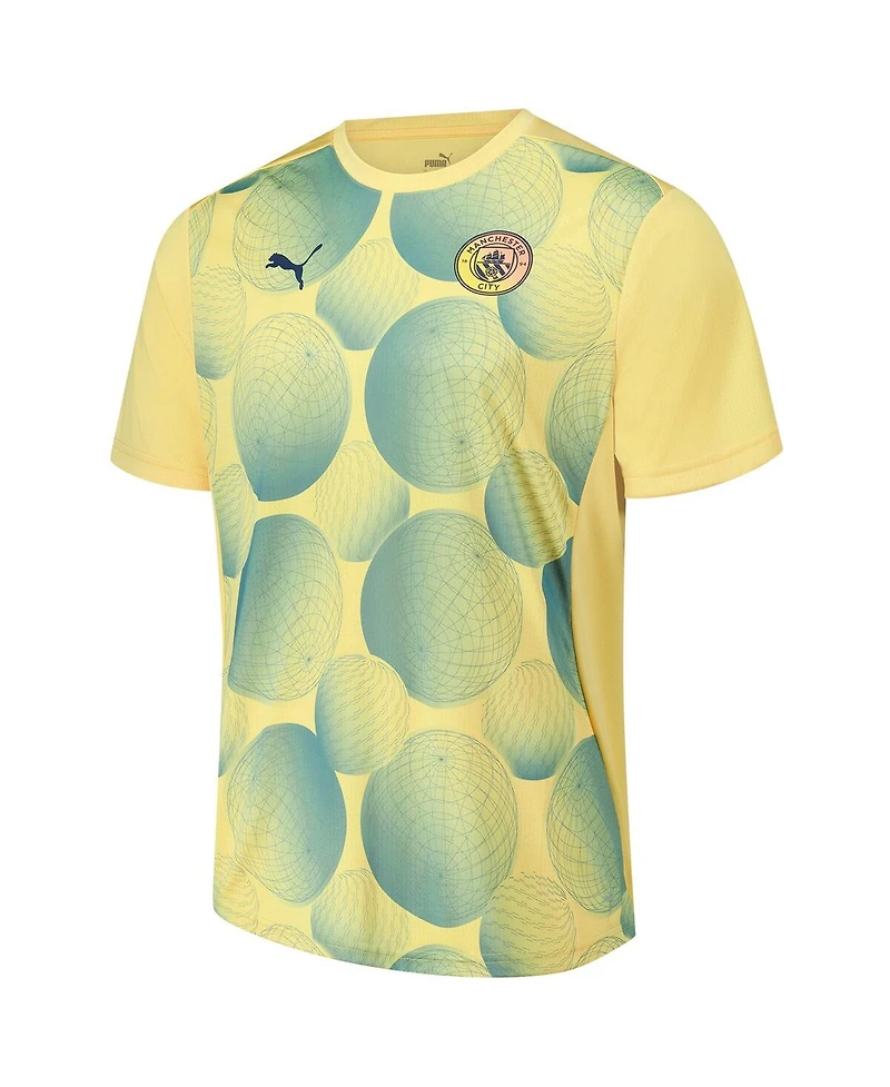 Puma Men's Gold Manchester City 2024/25 Pre-Match Jersey