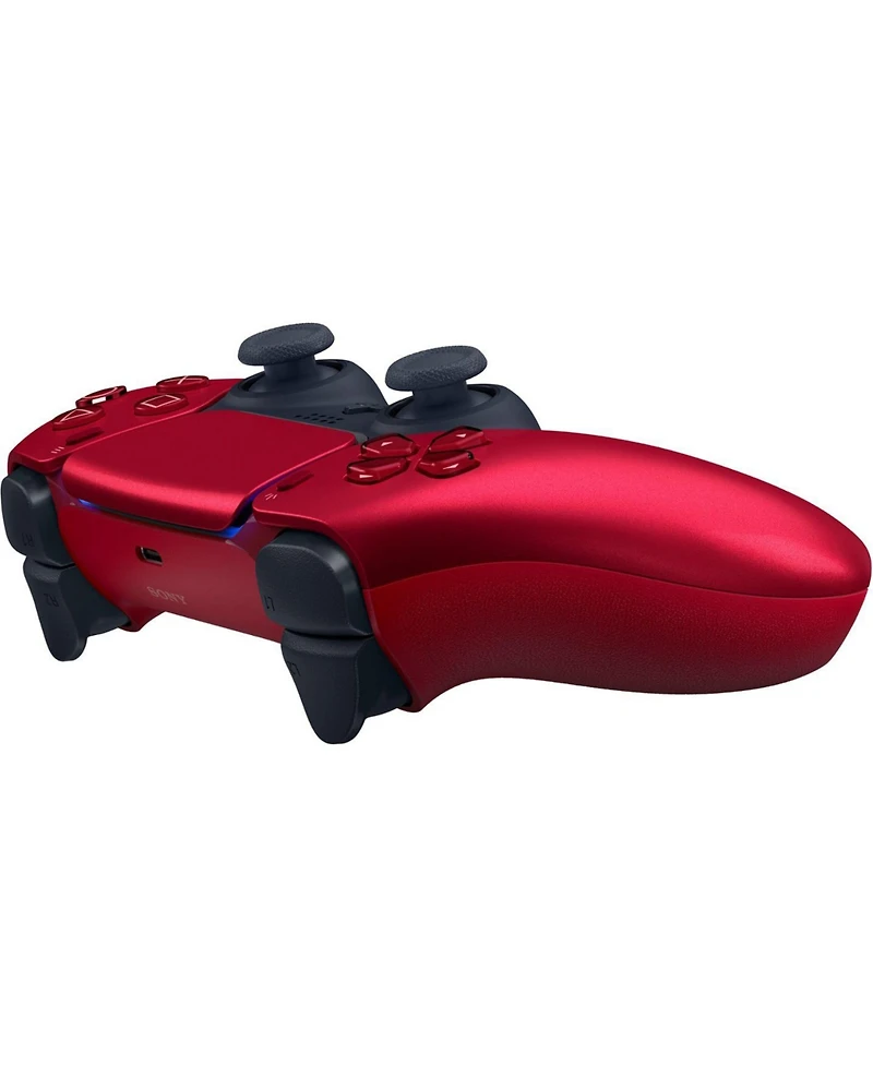 Sony PlayStation 5 Slim Digital with Extra Volcanic Red Controller, Dual Charging Dock and MightySkins Game Pack Code