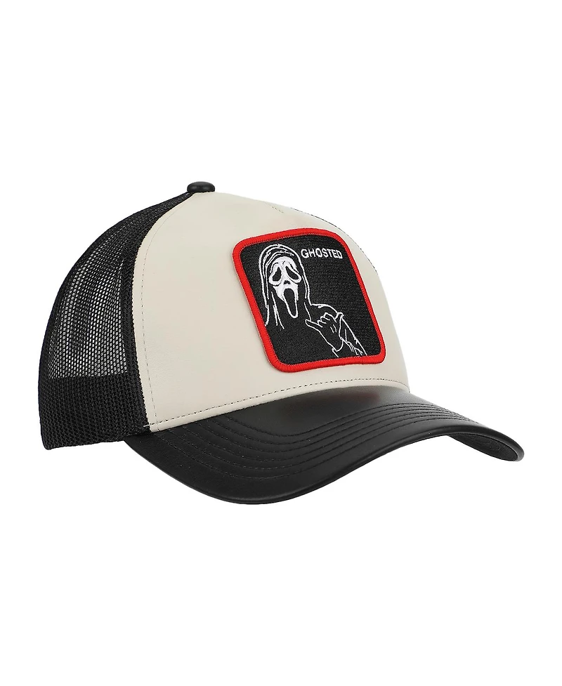Ghostface Men's Character Art Adult White Trucker Hat