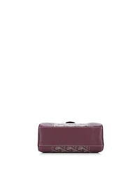 Pre-Owned Goyard Mini Saigon Top Handle Bag Coated Canvas with Leather