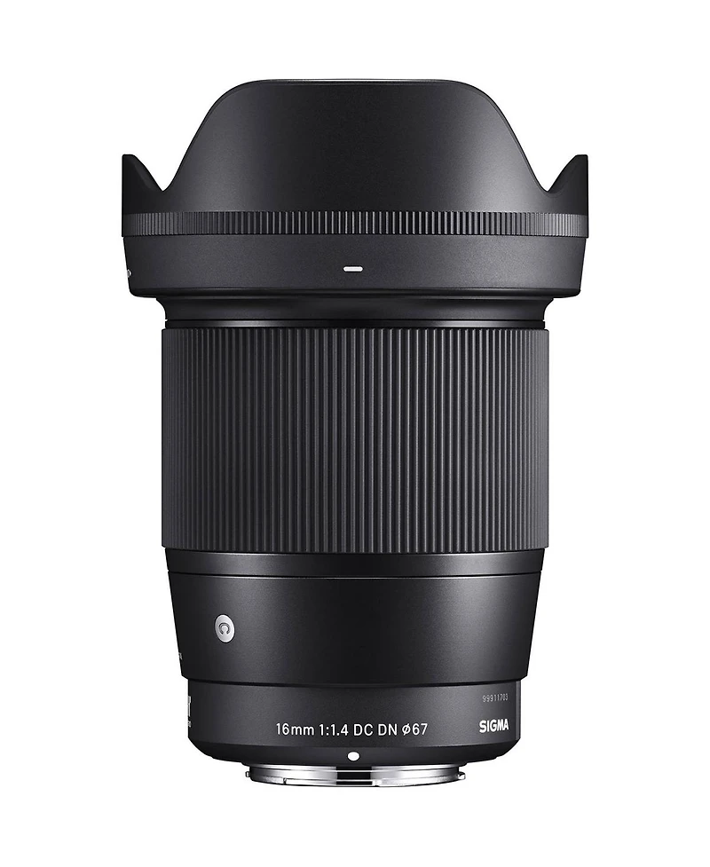 Sigma Sigma Contemporary Lens Bundle Includes Sigma 16mm f/1.4DC Dn - 30mm f/1.4 Dc Dn - Sigma 56mm f/1.4 Dc Dn for Sony E-mount Cameras, Black