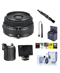 Fujifilm Gf 50mm f/3.5 R Lm Wr Lens, Bundle with ProOptic 62mm Filter Kit, Cleaning Kit, Lens Cap Tether, Lens Case, Flex Lens Shade, Lens Cleaner