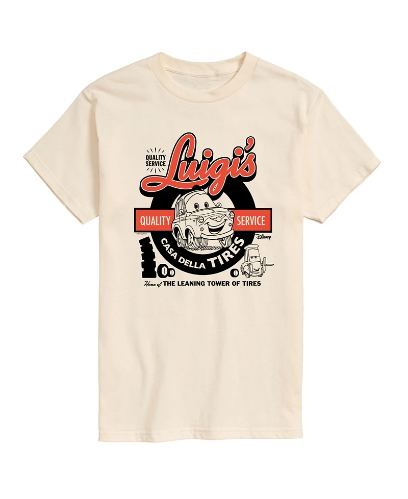 Airwaves Men's Disney Cars Luigi's Short Sleeve T-Shirt