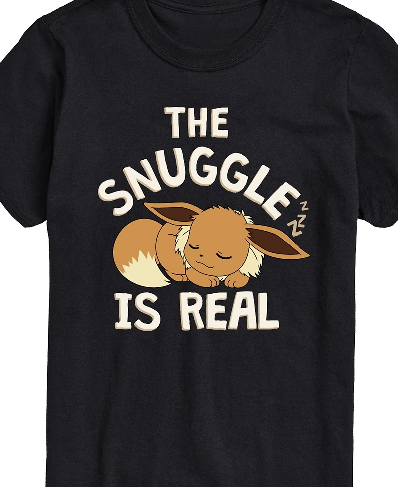 Airwaves Men's Pokemon the Snuggle Is Real Short Sleeve T-Shirt