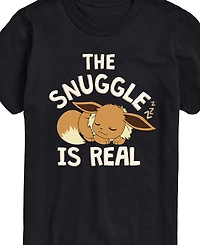 Airwaves Men's Pokemon the Snuggle Is Real Short Sleeve T-Shirt