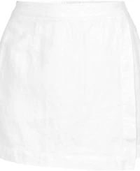 Lands' End Women's Linen Above the Knee Skort