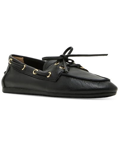 Steve Madden Women's Sag Soft Boat Shoe Loafer Flats