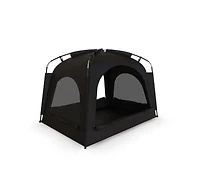 Ayamaya Sanctuary Full Size Indoor Blackout Bed Tent – Privacy Sleep Canopy with Dual Doors, Mesh Windows & iPad Holder – Easy Setup, Li
