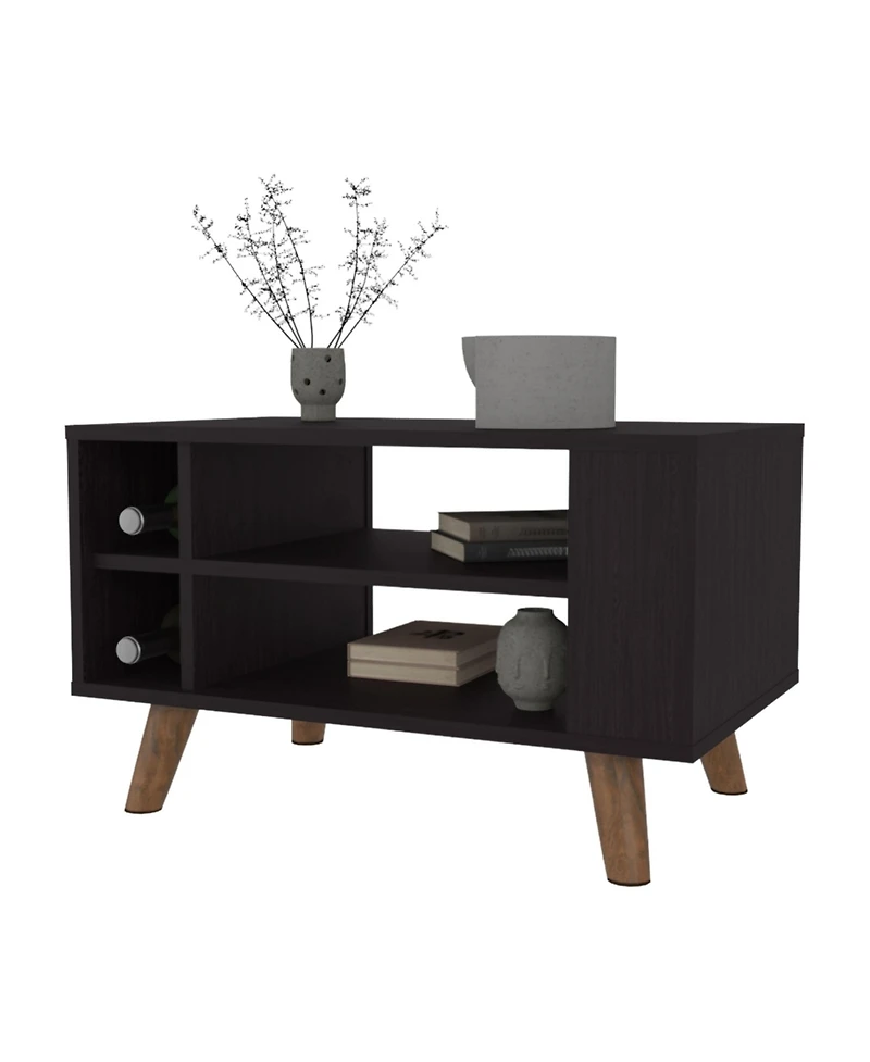 Bouse Coffee Table with Open Storage,Wengue