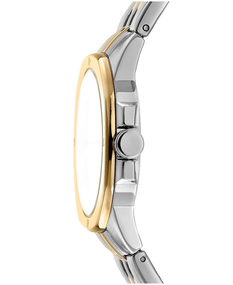Dkny Women's Brooklyn Midi Light Blue Dial Gold Two-Tone Stainless Steel Bracelet Watch 34mm