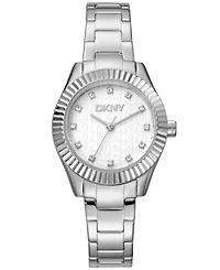 Dkny Women's Chambers Glitz Stainless Steel Bracelet Watch