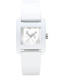 Dkny Women's City Sport White Silicone Strap Watch, 37mm