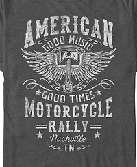 Generic Additude Men's Motorcycle Rally Short Sleeve T-Shirt