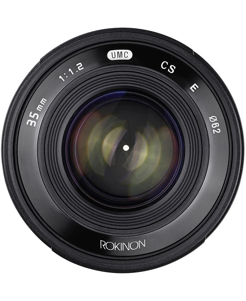 Rokinon 35mm f/1.2 Ed As Umc Cs Wide Angle Lens for Sony E Mount, Black