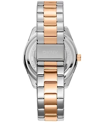 Dkny Men's Modernist Classics Brown Dial Gold Two-Tone Stainless Steel Bracelet Watch 40mm