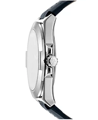 Dkny Men's Modernist Black Leather Strap Watch