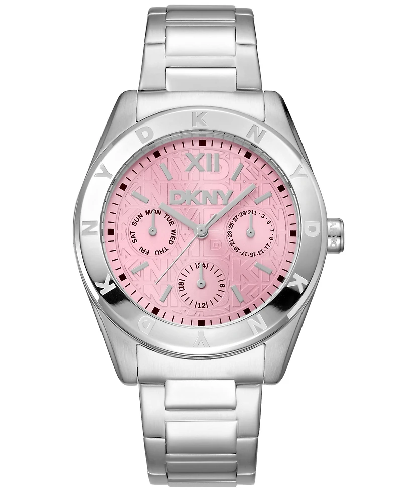 Dkny Women's Chambers Multi Sport Chronograph Stainless Steel Bracelet Watch
