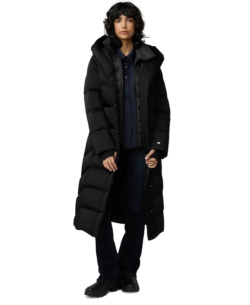 Soia & Kyo Women's Hooded Down Maxi Puffer Coat