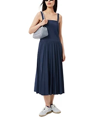 Lacoste Usa Women's Pleated Midi Dress