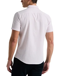 Perry Ellis Men's Slim-Fit Stretch Solid Button-Down Seersucker Shirt